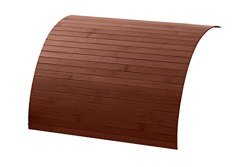 DE-COmmerce® Couchablage aus Bambus Mocha 60 x 80 cm, Sofatablett, Couchtablett, Armlehne, Getränkehalter, Flexablage von DE-COmmerce