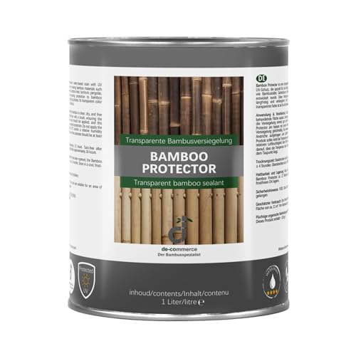 DE-COmmerce Bambus Pflege Bamboo PROTECTOR transparente Versiegelung mit UV-Schutz Lasur 1 Liter DE-COmmerce Bambus Pflege Bamboo PROTECTOR transparente Versiegelung mit UV-Schutz Lasur 1 Liter von DE-COmmerce