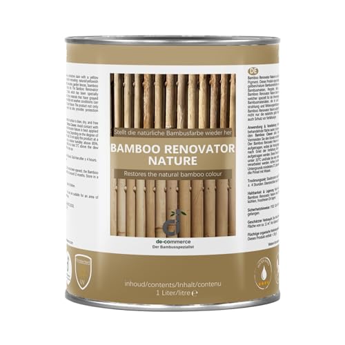DE-COmmerce Bambus Pflege Bamboo RENOVATOR Nature helle Beize für Farbauffrischung Lasur 1 Liter DE-COmmerce Bambus Pflege Bamboo RENOVATOR Nature helle Beize für Farbauffrischung Lasur 1 Liter von DE-COmmerce