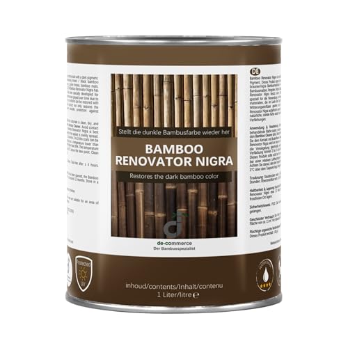 DE-COmmerce Bambus Pflege Bamboo RENOVATOR Nigra dunkle Beize für Farbauffrischung Lasur 1 Liter DE-COmmerce Bambus Pflege Bamboo RENOVATOR Nigra dunkle Beize für Farbauffrischung Lasur 1 Liter von DE-COmmerce