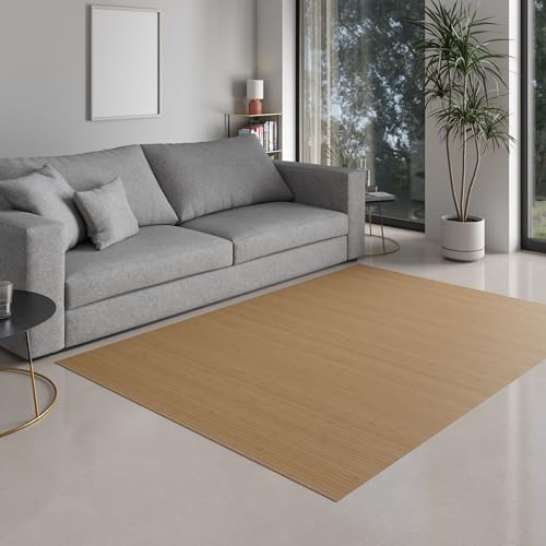 DE-COmmerce Bambusteppich Massive Nature, 60x100 cm, 17mm gehärtete Stege, massiver Teppich ohne Bordüre, Bambusmatte DE-COmmerce Bambusteppich Massive Nature, 60x100 cm, 17mm gehärtete Stege, massiver Teppich ohne Bordüre, Bambusmatte von DE-COmmerce