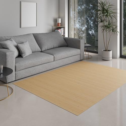 DE-COmmerce Bambusteppich Massive Pure 70x120 cm, 17mm gehärtete Stege, massiver Teppich ohne Bordüre, Bambusmatte DE-COmmerce Bambusteppich Massive Pure 70x120 cm, 17mm gehärtete Stege, massiver Teppich ohne Bordüre, Bambusmatte von DE-COmmerce