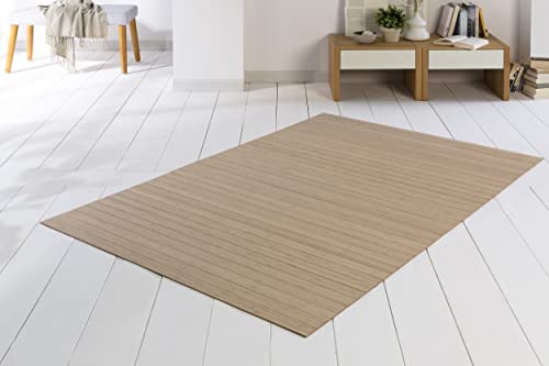 DE-COmmerce Bambusteppich SOLID Powder 120x180 cm extra breite 50mm Stege die Neue Generation Bambusteppich kein Bordürenteppich Teppich Wohnzimmer Küche Made IN Germany DE-COmmerce Bambusteppich SOLID Powder 120x180 cm extra breite 50mm Stege die Neue Generation Bambusteppich kein Bordürenteppich Teppich Wohnzimmer Küche Made IN Germany von DE-COmmerce