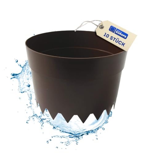 De-Plastik AQUARING 10-er Set | Ø 20 cm | Braun | Gießring | Bewässerungsring zur optimalen Bewässerung Ihrer Pflanzen | Pflanzring | Schädlingsschutz De-Plastik AQUARING 10-er Set | Ø 20 cm | Braun | Gießring | Bewässerungsring zur optimalen Bewässerung Ihrer Pflanzen | Pflanzring | Schädlingsschutz von De-Plastik