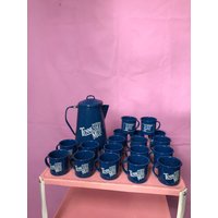 Jack Daniels Kaffeekanne Mit 18 Passenden Tassen von DEADGENTLEMANVTG