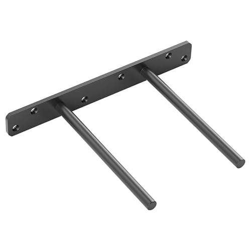 DEANKEJI Regalhalterung Unsichtbar, Tablarträger mit 6 Sätzen Dehnschrauben, Regalhalter ist für die Wandmontage in der Küche Oder im Wohnzimmer Geeignet von DEANKEJI
