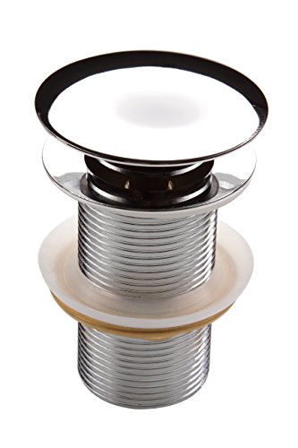 Deante NHC_010A Clic-CLAC Waste for wash Basin, Round, Without Overflow, Metall, Chrome, 16 x 7 cm Deante NHC_010A Clic-CLAC Waste for wash Basin, Round, Without Overflow, Metall, Chrome, 16 x 7 cm von DEANTE