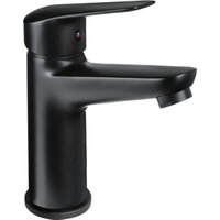 Einhebelmischer mattschwarz modernes und elegantes Design Deante boro BMON20M matt-schwarz von DEANTE