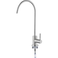 Einzelwasserhahn, Anschluss für gefiltertes Wasser in der Farbe gebürsteter Stahl Deante BEZF62F edelstahl gebürstet von DEANTE