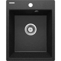 Einzelbecken-Granit-Küchenspüle 40 x 50 cm Graphitfarbe Deante corio ZRC2103 Graphit von DEANTE
