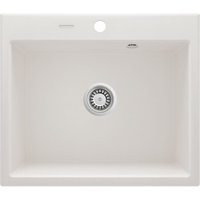 Einzelbecken-Spüle aus weißem Granit, 60 x 52 cm Deante Andante ZQNA103 weiß Einzelbecken-Spüle aus weißem Granit, 60 x 52 cm Deante Andante ZQNA103 weiß von DEANTE