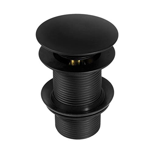 Deante verchromter Click-Clack rund ohne Überlauf NHC B10A, schwarz Deante verchromter Click-Clack rund ohne Überlauf NHC B10A, schwarz von DEANTE