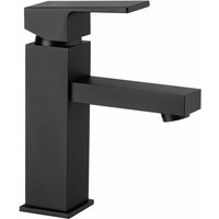 Deante - Schwarze Einhebelmischer Waschtischarmatur von Modell Anemone - Badarmatur Wasserhahn für Waschbecken von DEANTE