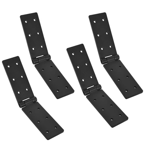 4 Stück Türscharnier Kistenband Scharniere Schwarz Möbelband Klappbar Tischbänder Klappscharnier Möbelband Schwerlast für Holztür Gartentüren Möbeltüren Türband Schränke Werkzeugkästen 4 Stück Türscharnier Kistenband Scharniere Schwarz Möbelband Klappbar Tischbänder Klappscharnier Möbelband Schwerlast für Holztür Gartentüren Möbeltüren Türband Schränke Werkzeugkästen von DEARBAG