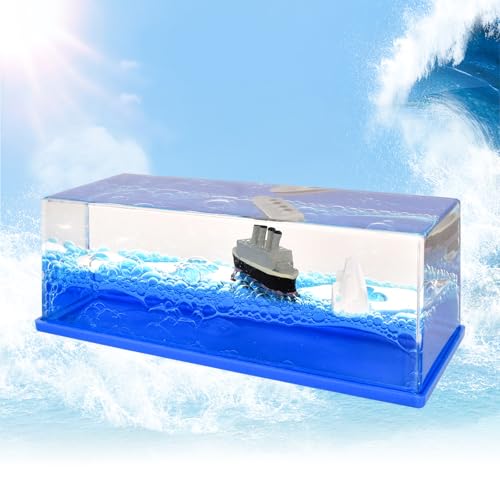 Kreuzfahrtschiff Fluid Drift Flasche, Acryl-Schiffsflüssigkeitsdriftflasche Fluid Drift Bottle Unsinkbares Kreuzfahrtschiff-Spielzeug Sinkt Nie Schiffsdekoration Büro Und Haus Bootslauf Dekoration (B) Kreuzfahrtschiff Fluid Drift Flasche, Acryl-Schiffsflüssigkeitsdriftflasche Fluid Drift Bottle Unsinkbares Kreuzfahrtschiff-Spielzeug Sinkt Nie Schiffsdekoration Büro Und Haus Bootslauf Dekoration (B) von DEARBAG