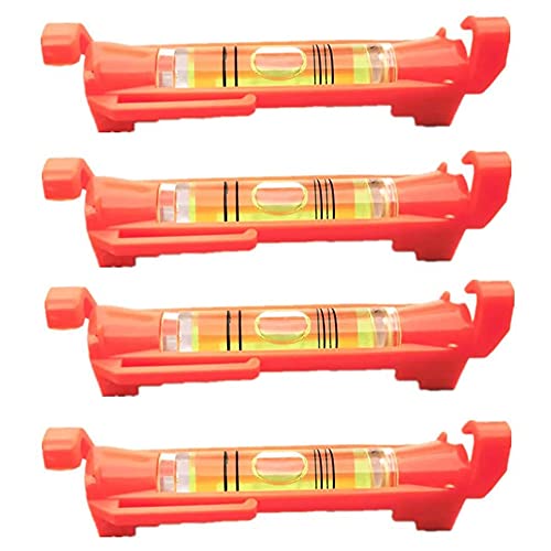 DEARBORN 4 x Schnur-Nivellierschnur zum Nivellieren von Vermessungen, Handwerk, Maurerarbeiten usw. (rot) von DEARBORN