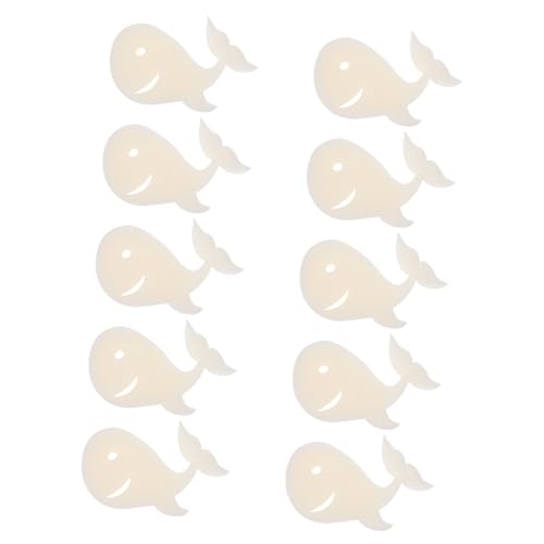 DEARMAMY 10 Stück Ölabsorbierender Filterschwamm mit Wal Design Saugfähiger Pu Schwamm für Schwimmbäder Badewannen Spa Langlebig und Praktisch Weiß von DEARMAMY