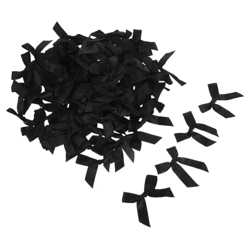 DEARMAMY 100 Stück Mini Schwarze Satin Schleifen Kleine Bastelschleifen aus Langlebigem Polyester für DIY Handarbeiten Geschenkverpackung Kuchen Dekoration Hochzeit und Party Accessoires DEARMAMY 100 Stück Mini Schwarze Satin Schleifen Kleine Bastelschleifen aus Langlebigem Polyester für DIY Handarbeiten Geschenkverpackung Kuchen Dekoration Hochzeit und Party Accessoires von DEARMAMY