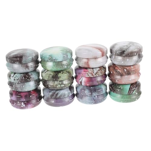 DEARMAMY 12stücke Metallkerzenboxen Kleine Dosen Mit Deckel Kerzengläser Zum Kerzenmachen Wiederverwendbar Und Platzsparend von DEARMAMY