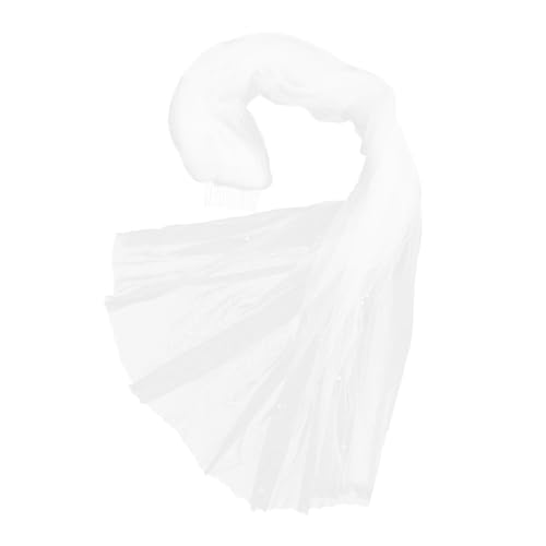 DEARMAMY 2 Stück Brautschleier Kurz Tüll mit Perlenbesatz Weiß Eleganter Hochzeitsschleier für Braut Vielseitig Einsetzbar Europäisches Design Stilvoll für Hochzeiten und Brautpartys DEARMAMY 2 Stück Brautschleier Kurz Tüll mit Perlenbesatz Weiß Eleganter Hochzeitsschleier für Braut Vielseitig Einsetzbar Europäisches Design Stilvoll für Hochzeiten und Brautpartys von DEARMAMY