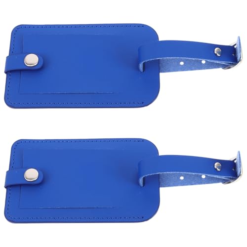 DEARMAMY 2 Stücke Wetterfeste Id Tags mit Abnehmbaren Riemen für Koffer Rucksäcke und Reisetaschen für Geschäftsreisen und Urlaube von DEARMAMY