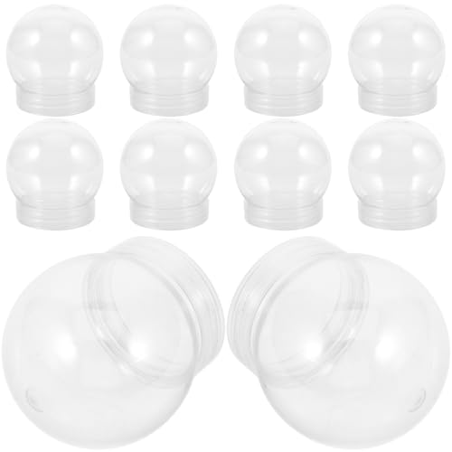 DEARMAMY 20 Stück Schneekugel Aus Durchsichtigem Kunststoff Zum Selbermachen Schneekugel Zum Selbermachen Schneekugel Wiederverwendbar Klare Weihnachten DEARMAMY 20 Stück Schneekugel Aus Durchsichtigem Kunststoff Zum Selbermachen Schneekugel Zum Selbermachen Schneekugel Wiederverwendbar Klare Weihnachten von DEARMAMY