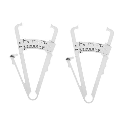 DEARMAMY 3 Sätze Hautfaltenmessgerät Präziser Körperfettmesser Für Männer Und Handheld Zur Genauen Körperfettmessung Robust Und Langlebig Für Fitness Und Gesundheitsüberwachung 2 Stück * 3 von DEARMAMY