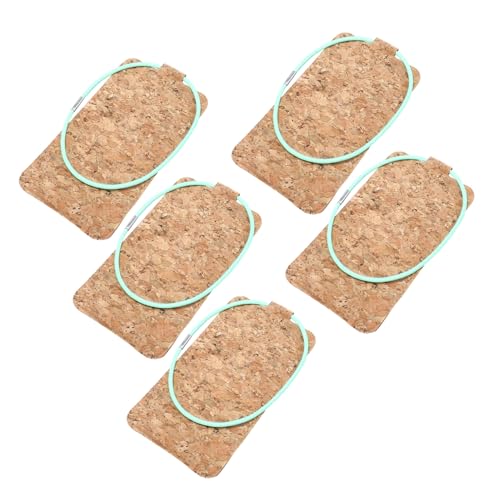 DEARMAMY 5 Stück PU Gepäckanhänger Quadratisch mit Namensschild Weiches Material Handbeschreibbar Robust und Farblich Sortiert für Koffer Handtaschen Rucksäcke und Zufällige Farbe von DEARMAMY