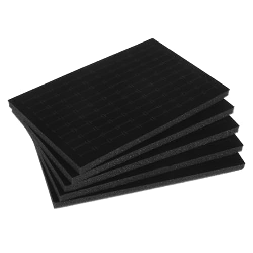 DEARMAMY 5er Set Schmuckbox Einlage Pads Schmuckkasten Schwamm Einsätze Für Ringe Und Ohrringe Schwarze Aufbewahrungseinlagen Für Schmuckorganizer von DEARMAMY