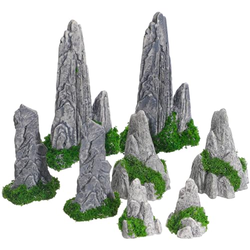 DEARMAMY 8 Stück Miniatur-Steingarten-Figuren Aus Kunstharz Steingarten-Statuen Für Den Garten Im Freien Zen-Mini-Bonsai-Dekoration Terrarium Aquarium-Zubehör DEARMAMY 8 Stück Miniatur-Steingarten-Figuren Aus Kunstharz Steingarten-Statuen Für Den Garten Im Freien Zen-Mini-Bonsai-Dekoration Terrarium Aquarium-Zubehör von DEARMAMY
