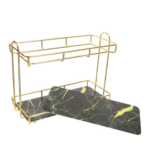 DEARMAMY Countertop Organizer für Badezimmer Stufiges Kosmetikregal Gold und Schwarz Stauraum für Toilettenartikel und Accessoires Platzsparend und Praktisch DEARMAMY Countertop Organizer für Badezimmer Stufiges Kosmetikregal Gold und Schwarz Stauraum für Toilettenartikel und Accessoires Platzsparend und Praktisch von DEARMAMY