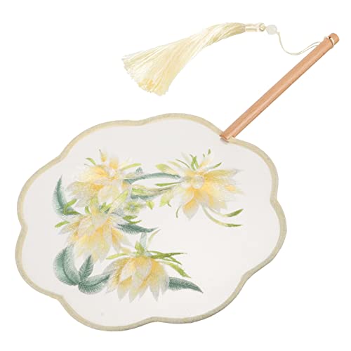 DEARMAMY doppelseitig bestickter runder Fächer Handheld-Fans Stickfächer tragbare Ventilatoren Handventilator Cool seidenfächer chinese fan Hochzeits-Handfächer Sommer Accessoires Holzgriff DEARMAMY doppelseitig bestickter runder Fächer Handheld-Fans Stickfächer tragbare Ventilatoren Handventilator Cool seidenfächer chinese fan Hochzeits-Handfächer Sommer Accessoires Holzgriff von DEARMAMY