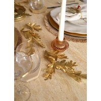 Eiche Blattgold Blatt-Girlande, Kamin-Girlande, Festliche Girlande, Feiertags-Girlande, Tischdekoration, 21.hochzeitstag von DEBBIEFAIRBRASS