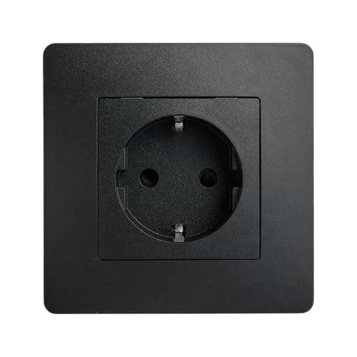 DEBFLEX - Caly – Steckdose 2P+T Schuko – Wandsteckdose Typ F – Kunststoff + Metallhalterung – Unterputz – Schwarz – 74,5 x 74,5 x 39,5 mm DEBFLEX - Caly – Steckdose 2P+T Schuko – Wandsteckdose Typ F – Kunststoff + Metallhalterung – Unterputz – Schwarz – 74,5 x 74,5 x 39,5 mm von DEBFLEX