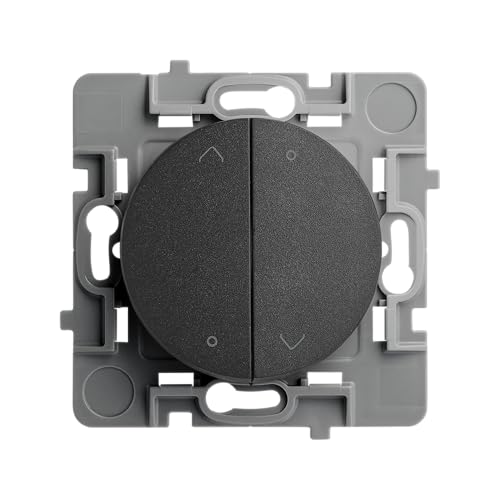 DEBFLEX - Casual Evo – Rollladenschalter – Steuerung mit drei Tasten – Norm NF EN60669 – ABS + Metallhalterung – Unterputz – Schwarz – 48 x 48 x 39 mm DEBFLEX - Casual Evo – Rollladenschalter – Steuerung mit drei Tasten – Norm NF EN60669 – ABS + Metallhalterung – Unterputz – Schwarz – 48 x 48 x 39 mm von DEBFLEX