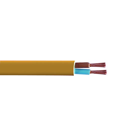 Debflex 155310 Kabel Bobinot 5 m HO3VVH2-F 2x0,75 | goldfarben von DEBFLEX
