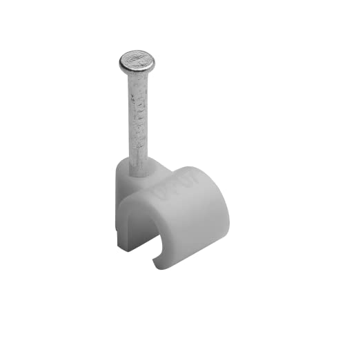 Debflex 700418 Kabelbinder, elektrische Kabelbefestigung, Befestigung und Anschluss des Kabels, Kabelbinder, Befestigungsnadel, Kabelbinder, Durchmesser 4 A, 7 mm, grau, 50 Stück von DEBFLEX