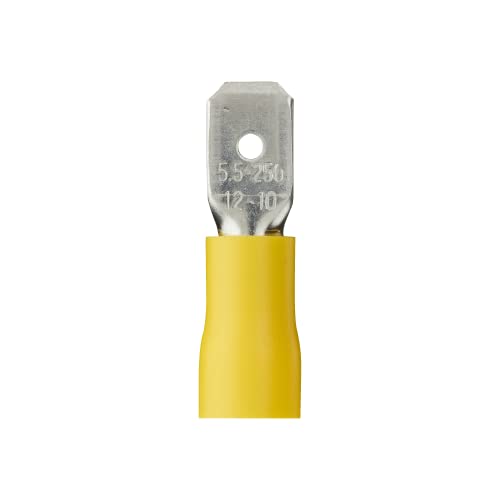 Elektrischer Steckverbinder, Adapter für Stecker, flach, elektrischer Anschluss, 10 Clips, männlich, 6,3 x 0,8 mm, Debflex 711053 von DEBFLEX