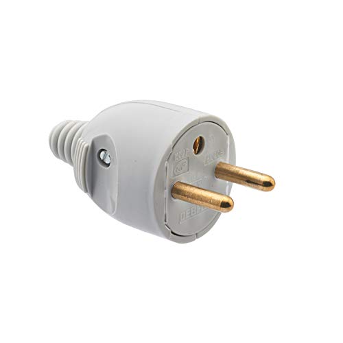 Debflex 713380 Stecker 16A, rechts, mit Klappe, grau Debflex 713380 Stecker 16A, rechts, mit Klappe, grau von DEBFLEX