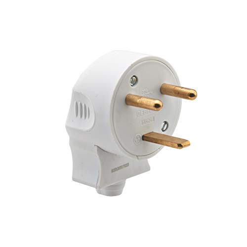 Debflex 713420 Stecker 2P T 20 A, frontal, weiß von DEBFLEX