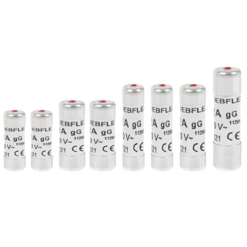 8 Fusibles avec voyant NF 2 x 10/16/ 20 Ampères + 1 x 25/32 Ampères DEBFLEX Gris - 715006 von DEBFLEX