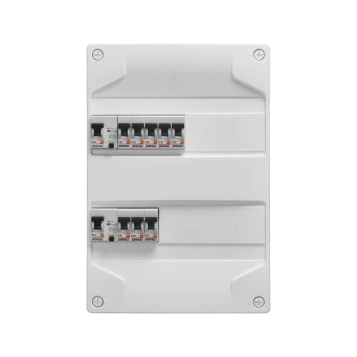 Debflex - Vormontierte Box, 2 Reihen, 1 x ID 40 A Typ A, 1 x ID 63 A Typ AC, 2 x 10 A, Modulare Schränke - Vorgespleißte Innenräume - 707648 Debflex - Vormontierte Box, 2 Reihen, 1 x ID 40 A Typ A, 1 x ID 63 A Typ AC, 2 x 10 A, Modulare Schränke - Vorgespleißte Innenräume - 707648 von DEBFLEX