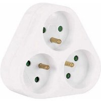 Mehrfachsteckdose 3 runde Steckdosen im Dreieck Mehrfachsteckdose 3 runde Steckdosen im Dreieck von DEBFLEX