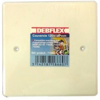 Schraubdeckel 120x120 mm für Abzweigdose Debflex von DEBFLEX