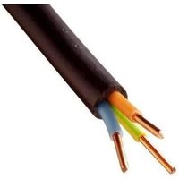 Stromkabel schwarz starr R02V 5Gx1.5, Meterware von DEBFLEX