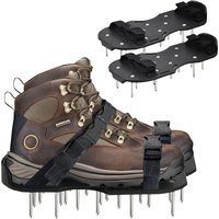1 Paar Rasenlüfter, Rasenvertikutierer, Vertikutierer-Spike-Schuhe mit verstellbaren Riemen, universell für drinnen und draußen, schwarz, von DEBUNS 1 Paar Rasenlüfter, Rasenvertikutierer, Vertikutierer-Spike-Schuhe mit verstellbaren Riemen, universell für drinnen und draußen, schwarz, von DEBUNS von DEBUNS