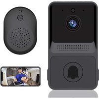 1 Stück kabellose Video-Türklingel mit Fernbedienung, Smart-Home-Gegensprechanlage, HD-Nachtsicht, WLAN-Ladefunktion, intelligente Türklingel, 1 Stück kabellose Video-Türklingel mit Fernbedienung, Smart-Home-Gegensprechanlage, HD-Nachtsicht, WLAN-Ladefunktion, intelligente Türklingel, von DEBUNS