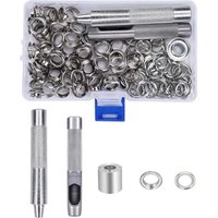 10 mm Ösen-Sets, Metallösen-Set mit Aufbewahrungsbox für die Reparatur von Planenzeltvorhängen aus Segeltuch, 123-teilig. DEBUNS 10 mm Ösen-Sets, Metallösen-Set mit Aufbewahrungsbox für die Reparatur von Planenzeltvorhängen aus Segeltuch, 123-teilig. DEBUNS von DEBUNS