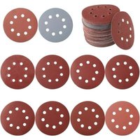 100 Stück Schleifscheiben, Schleifpapier, Schleifpapier für Kreisschleifer, Körnung 80/180/240/320/400/800/1000/1500/2000/3000, 125 mm..DEBUNS 100 Stück Schleifscheiben, Schleifpapier, Schleifpapier für Kreisschleifer, Körnung 80/180/240/320/400/800/1000/1500/2000/3000, 125 mm..DEBUNS von DEBUNS