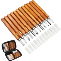 14-teiliges Holzschnitzwerkzeug-Set – Professionelle Schnitzmeißel, Messergriff, Skulpturen, erfahrener Tischler, Anfänger, mit Schutzhüllen. DEBUNS 14-teiliges Holzschnitzwerkzeug-Set – Professionelle Schnitzmeißel, Messergriff, Skulpturen, erfahrener Tischler, Anfänger, mit Schutzhüllen. DEBUNS von DEBUNS